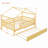 Wooden House Bed With Trundle-1844559679