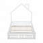 Lit plateforme avec garde-corps Wood House-1553431398