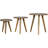 Scandinavian Solid Wood Nesting Side Table Set