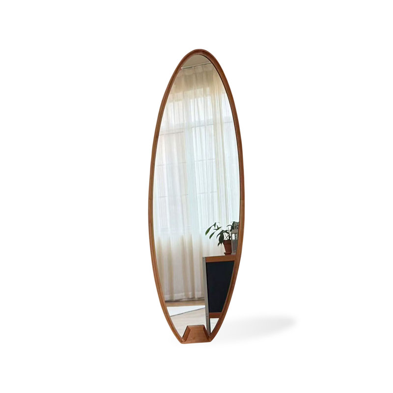 Oval Solid Wood Full Length Mirrors