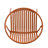 Patio Dining Chairs Stackable Chairs With Breathable Design Modern Simple Art Style (Set Of 2),Metal Legs+Plastic Backrest,Orange-912249247