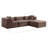 Eilene Chenille Fabric Upholstered Modular Sectional-112384731-113472227