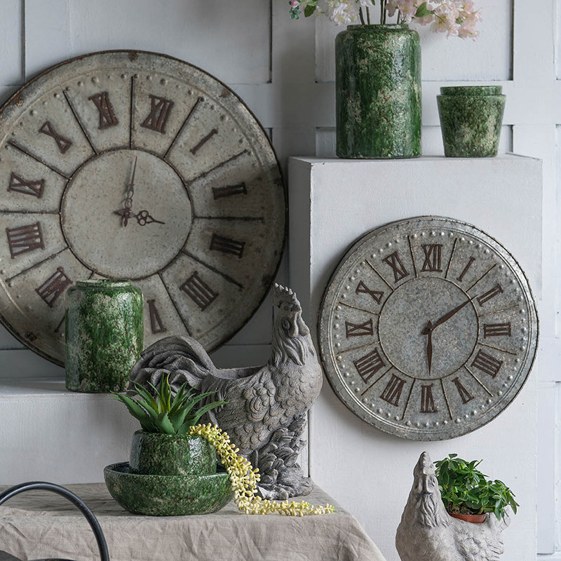 Horloge murale 20 "Shabby