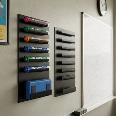 Metal Wall Organizer with White Board