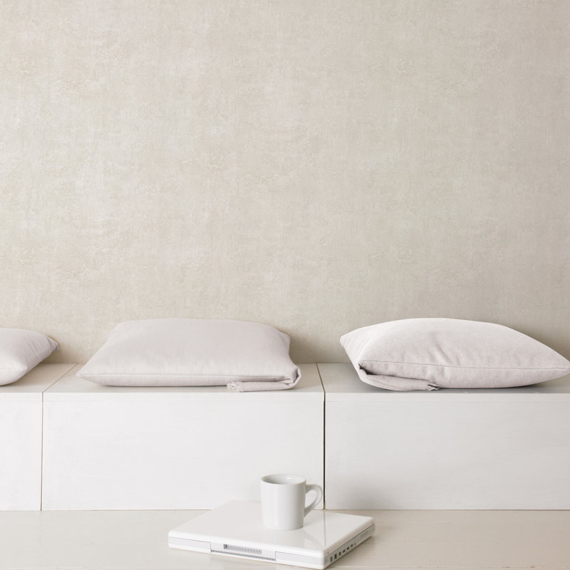 10m x 53cm Matte Wallpaper Roll, Beige