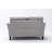Damian 57" Light Gray Woven Fabric Loveseat