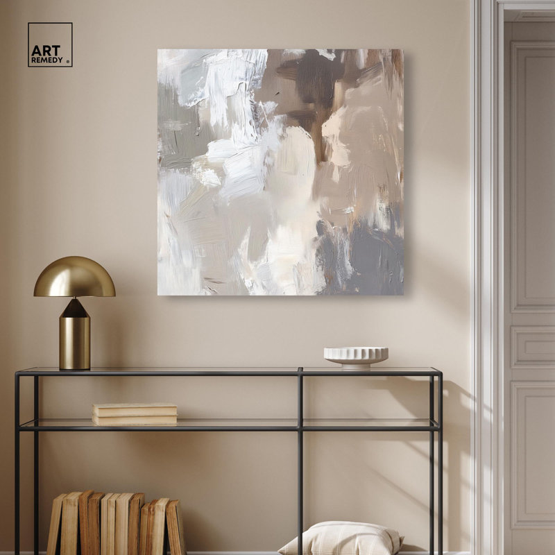 «Faded Textured I» par Art Remedy, H 20 po x l 20 po, Toile tendue, Toile tendue