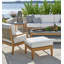 Chesapeake Outdoor Teak Ottoman