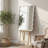 Natural Wood Color Wavy Rectangle Solid Wood Frame Decorative Mirror,For Bedroom, Bathroom, Living Room, Entryway-1686799685-1688807624