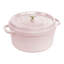 Staub Cast Iron Round Cocotte, Dutch Oven, 5.5-Quart, Serves 5-6, Made In France, Peony Pink-1802360150