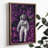 Stunning Decorative Framed MDF Painting, 13.8 x 18.5 x 0.8 inches | 100% MDF with 3 mm Thickness, Elegant Pine Wood Frame | UV Printed Artwork for Home Decor, Perfect for Living Room & Bedroom Accent