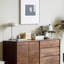 All Solid Wood Simple Retro Sideboard
