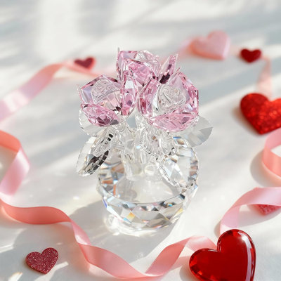 Figurine rose rose