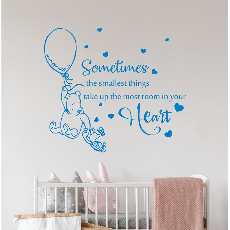 Décalcomanie murale, parfois, les petits objets, Bleu pâle