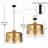 Sherrae 18"W Antique Brass Cutout Dome Pendant Light