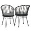 TAVON CHAIR, 2PCS avec 2 coussins, gris