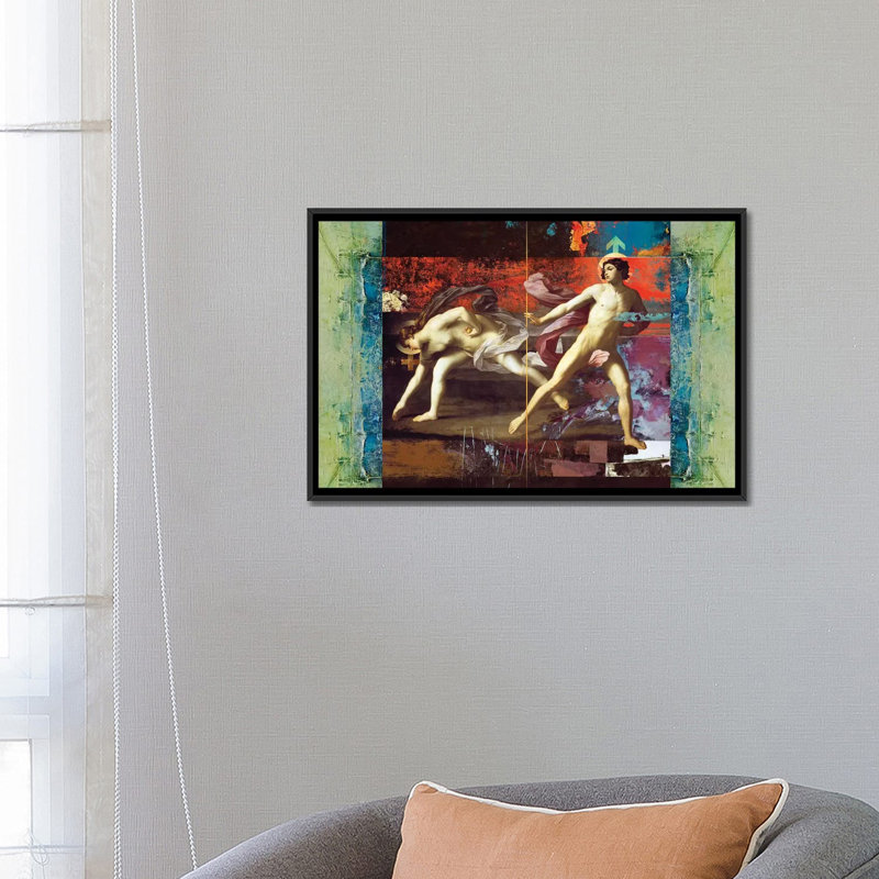« it & it », impression sur toile, H 18 po x l 26 po x P 1,5 po, Toile avec cadre noir
