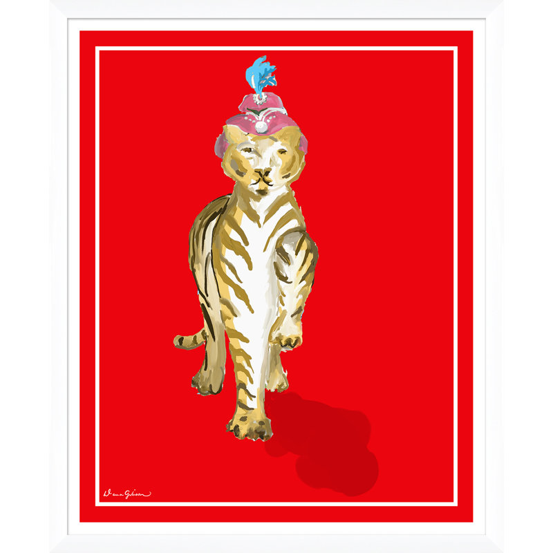 Matilde In Ruby Giclee Print by Dana Gibson
