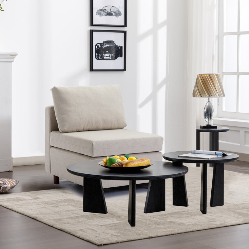 Fauteuil d'appoint sans accoudoirs Modern, Crème, crème