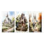 «White Wedding Chapel Rustic Spring Watercolor», ensemble de 3 impressions-1376995379-1376995383