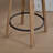 Modern Upholstered Counter Stools, 26 Inch Swivel Bar Stools With Hollow Back And Wooden Legs For Kitchen Island,Kitchen Bar Height Stools-285656374-295180636