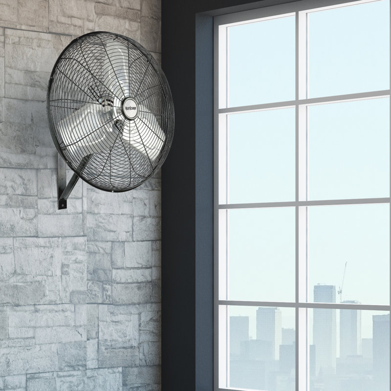 Ventilateur mural oscillant Hurricane Pro, 28.25" H x 22" W x 19" D