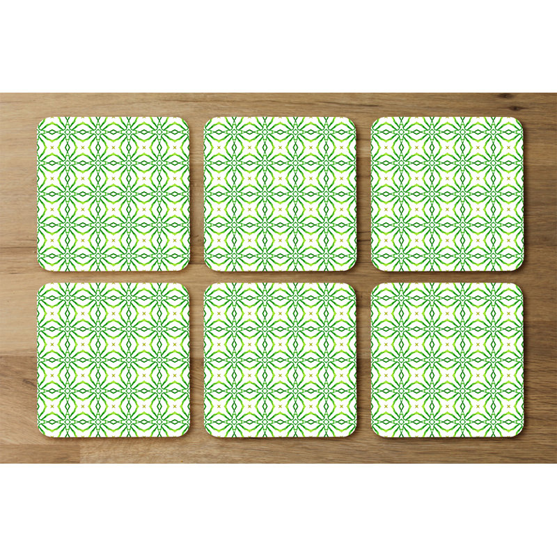 Square 6 Piece Coaster Set