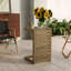 Table de bout en C brun