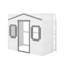 Lit mezzanine simple avec échelle-1524952901