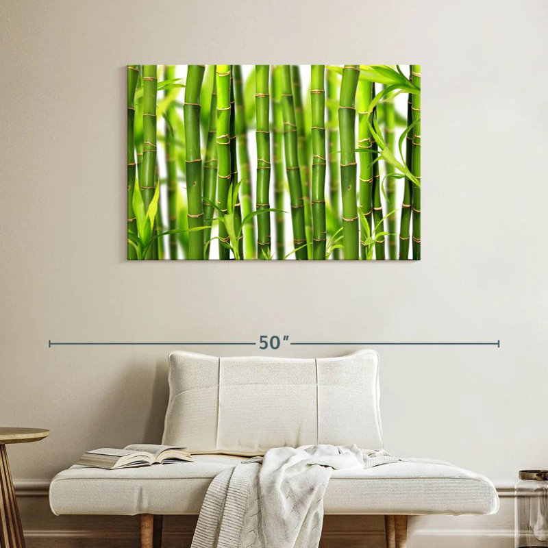 Harnek Green Bamboo Grove, 26" H x 39" W