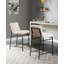 Chaise à hauteur de comptoir en tissu l 17,75 po Liana-433436784