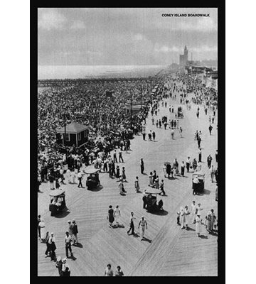 " Coney Island Boardwalk "