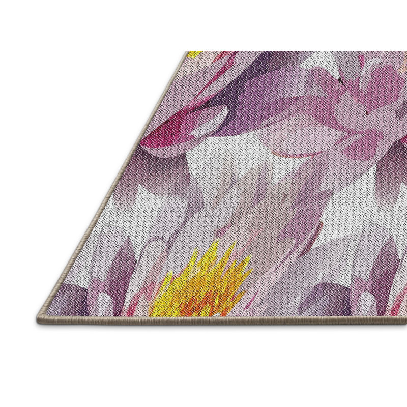 Floral Indoor Rug, Rectangle 5' x 7'