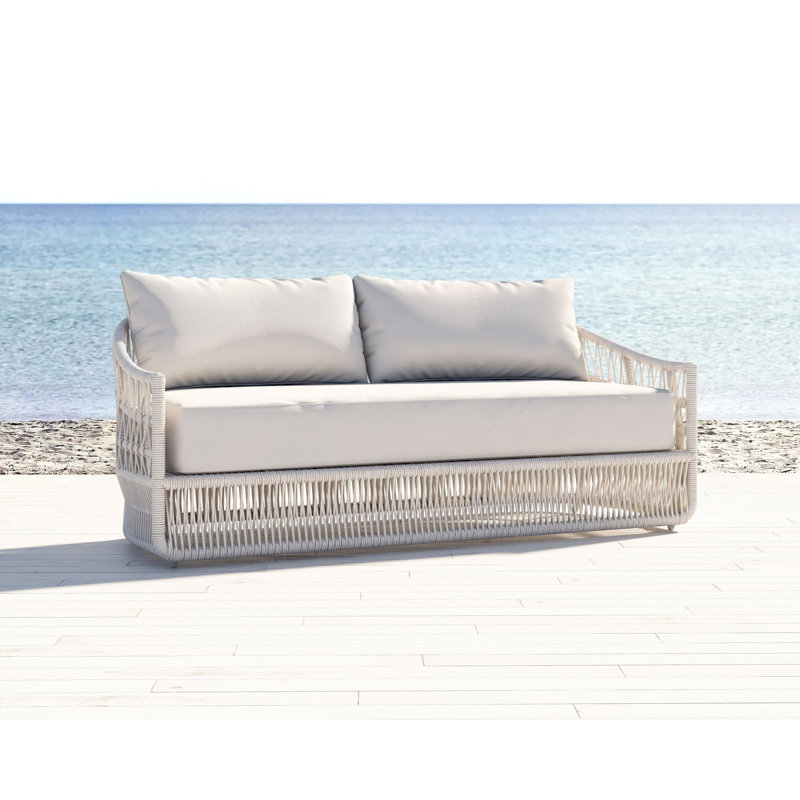 Lucan 78'' Wide Outdoor with SunbCushions, Echo Midnight Sunbrella®