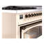 ILVE UN48FNMPEGG Nostalgie II Noblesse 48 inch Dual Fuel Range (8 Sealed Burners + Griddle, Triple Glass Door)-264993568-264993569-264993570