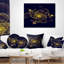 Coussin lombaire abstrait