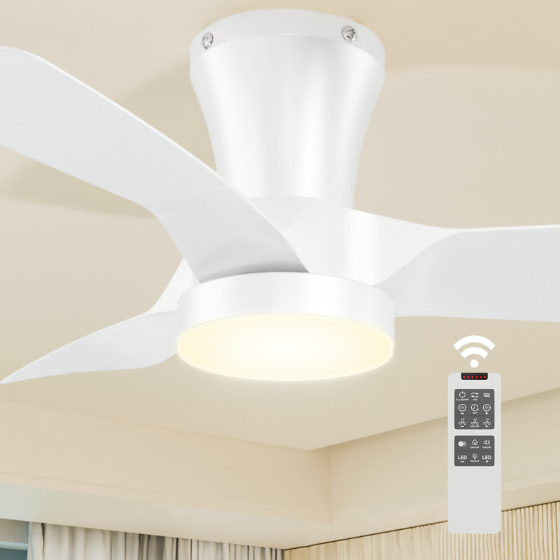 Ventilateur de plafond 15 po avec lumières DEL Keeyana