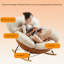 Minimalist style ergonomic rocking chair-1255215866