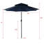Parasol de marché Fruge 108 po-1421128217