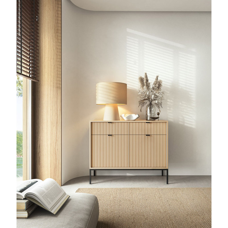Biagino Sideboard Accent Chest, Brown/Black
