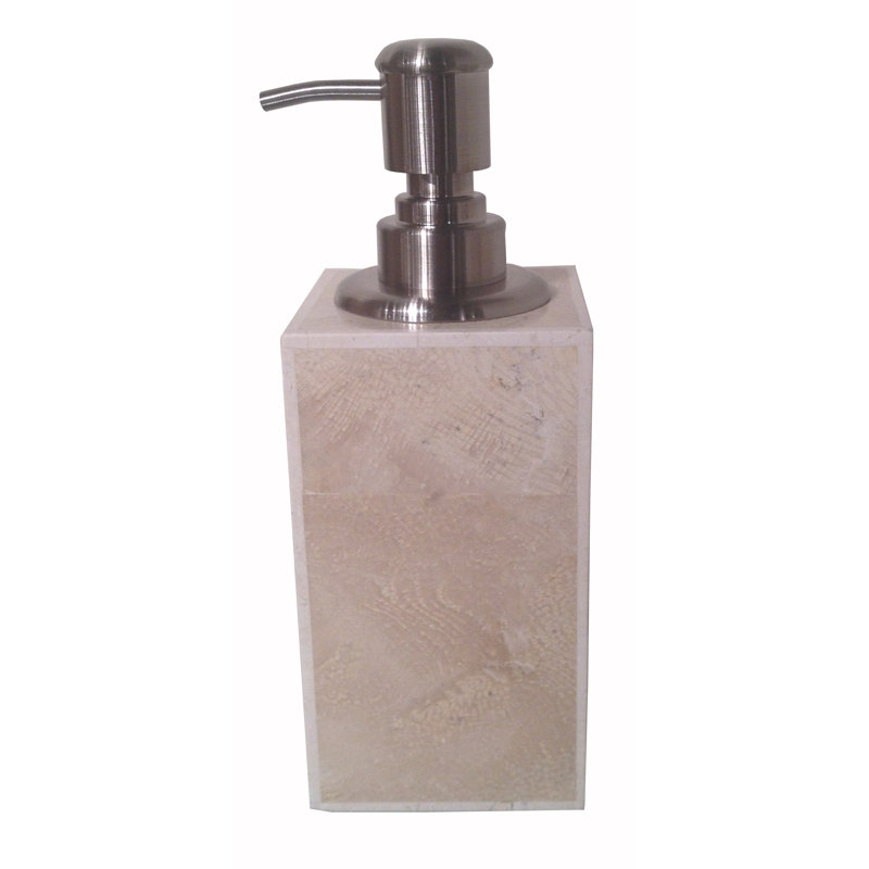 Lee Soap Dispenser, Satin Nickel