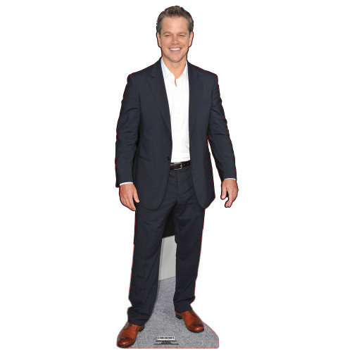 SC2475 - Tapis debout en carton découpé Matt Damon