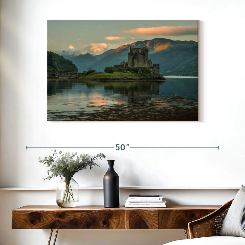 Lilie Eilean Donan Castle West, H 26 po x l 39 po
