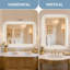 Miroir lumineux pour salle de bain Kashen-377441666