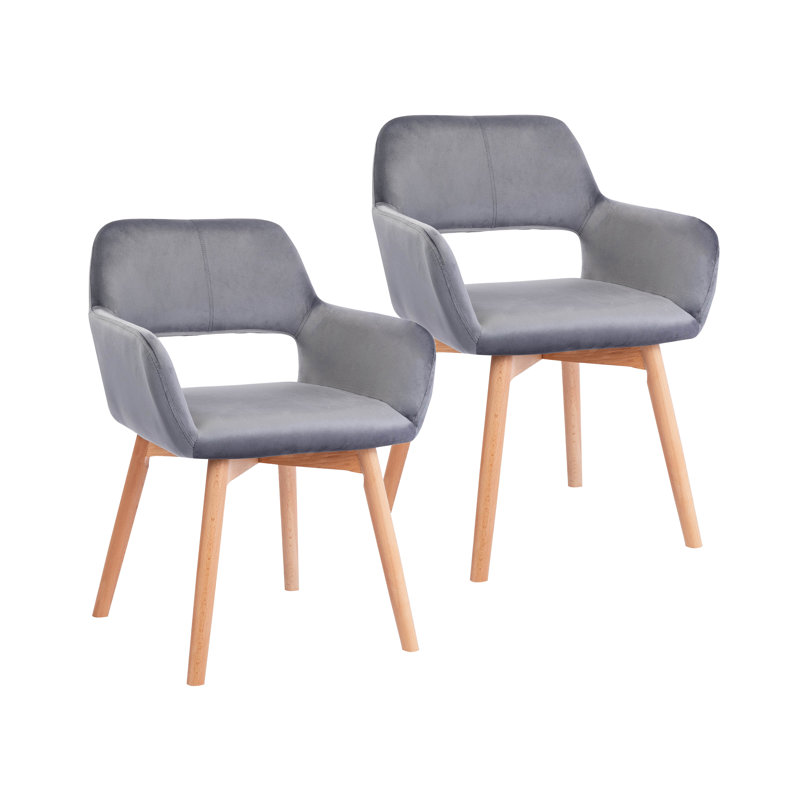 Andrianne Upholstered Dining Chair, Grey