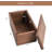 Wood Box With Slide Lid, Walnut Wooden Storage Box, 9.65'' X 5.71'' X 4.8'' Wooden Decorative Box For Keepsakes Valuables Accessories