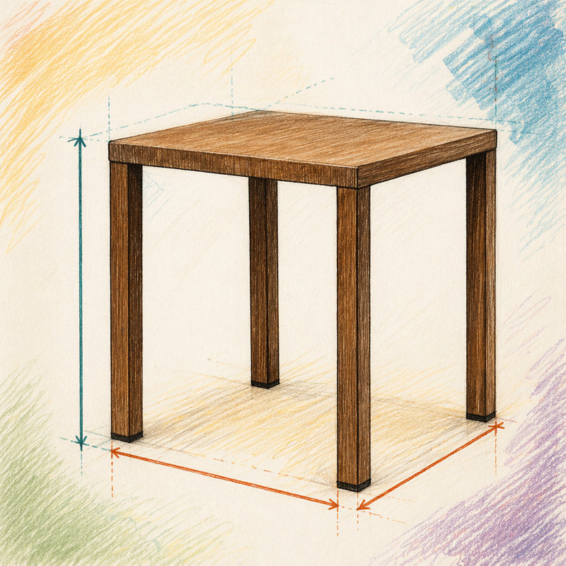 Table d'appoint d'extérieur en acier, petite table de bout carrée pour terrasse