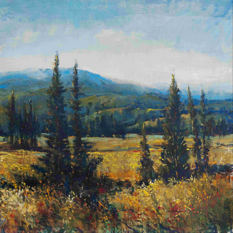 " Pacific Northwest II " by Timothy O' Toole Painting Print, 36" H x 36" W  