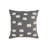 Rowan Gray/White Geometric Cotton Throw Pillow Cover