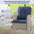 Ensemble de conversation pour patio en osier 2 personnes avec chaises et table-2092233271